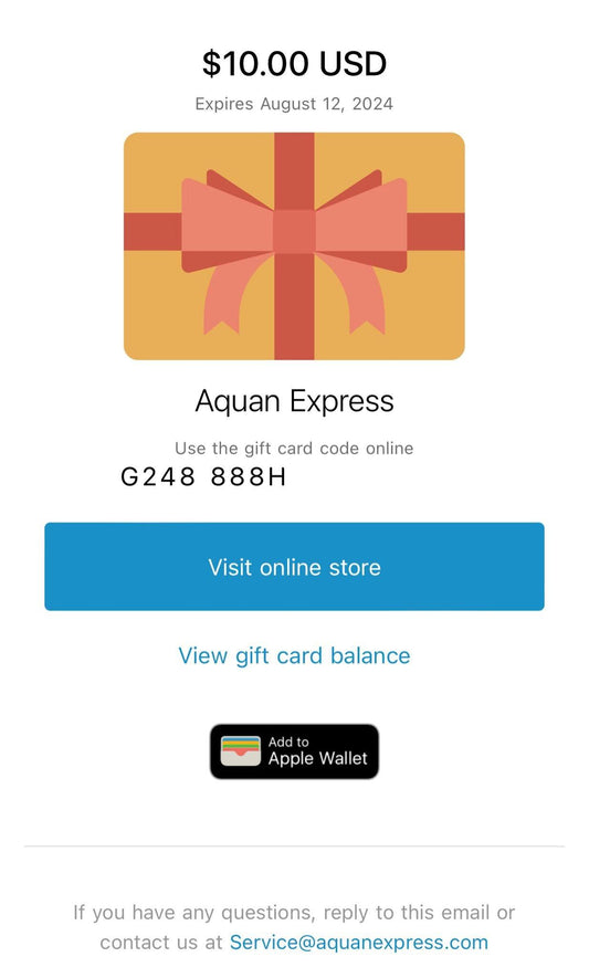 Aquan Express Gift Card - Aquan Express