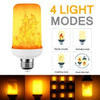 2x LED Flame Effect Light Bulb: Create an Enchanting Ambiance with Flickering Flames - Aquan Express