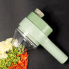 4 in 1 Handheld Electric Vegetable Cutter: Your Ultimate Kitchen Assistant - Aquan Express