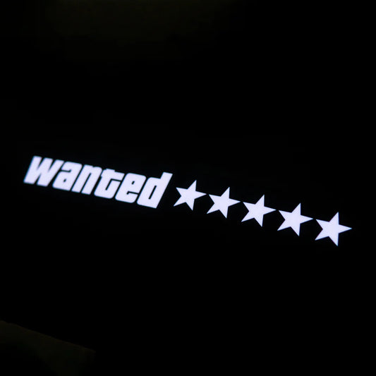 Wanted Level LED Car Sign: Rev Up Your Game Enthusiasm - Aquan Express